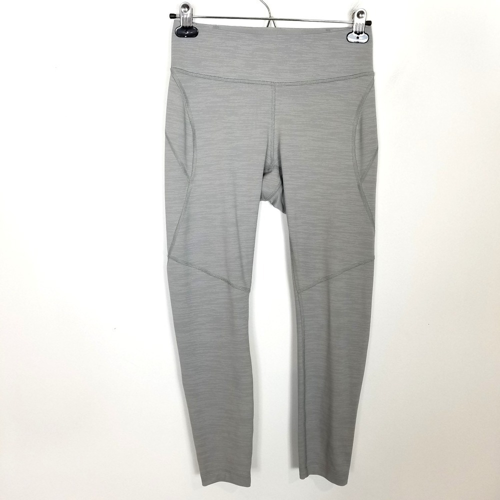 Outdoor Voices Women TechSweat Core 7/8 Leggings Sz M Gray Pull On Athletic Crop